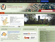 Tablet Screenshot of comune.campiglionefenile.to.it